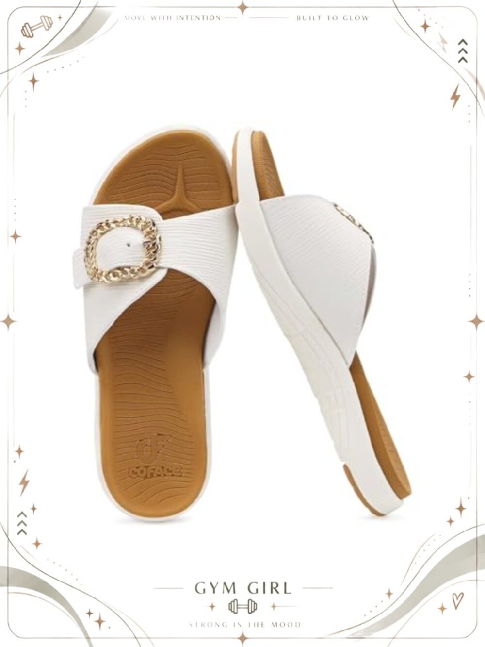 Womens Orthotic Slides Yoga Mat Arch Support Cushion Walking Sandals